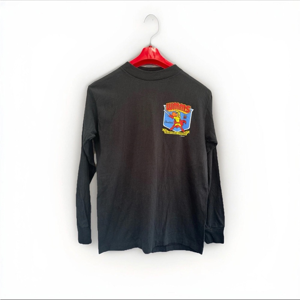 Vintage WMMS 101FM long Sleeve Tee  SIZE LARGE